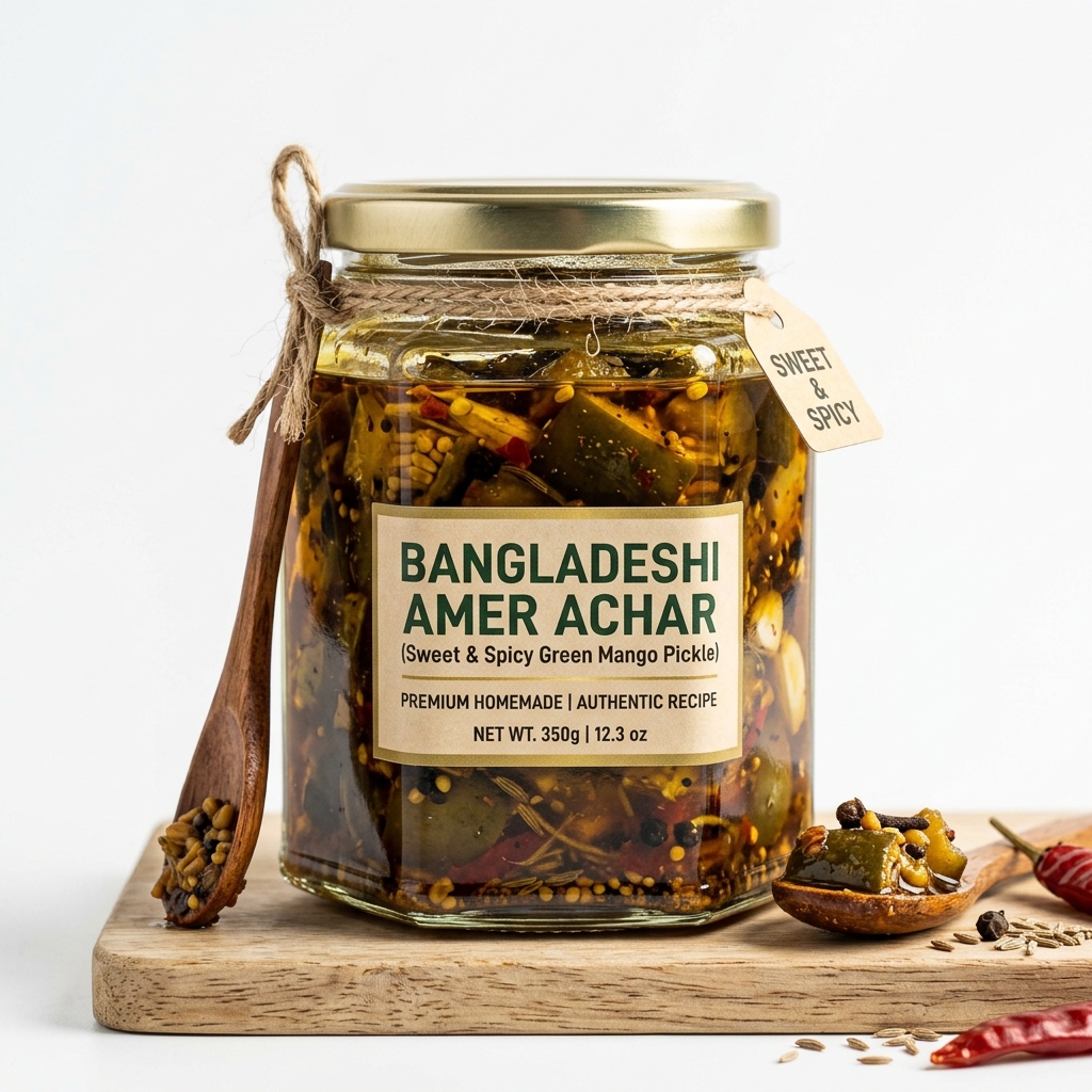 Deshi Spicy Mango Pickle (আমের আচার) 400g